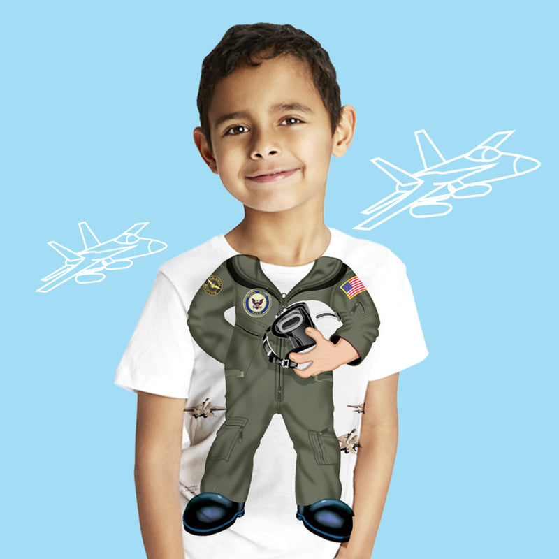 Navy Boy Flight Suit 498